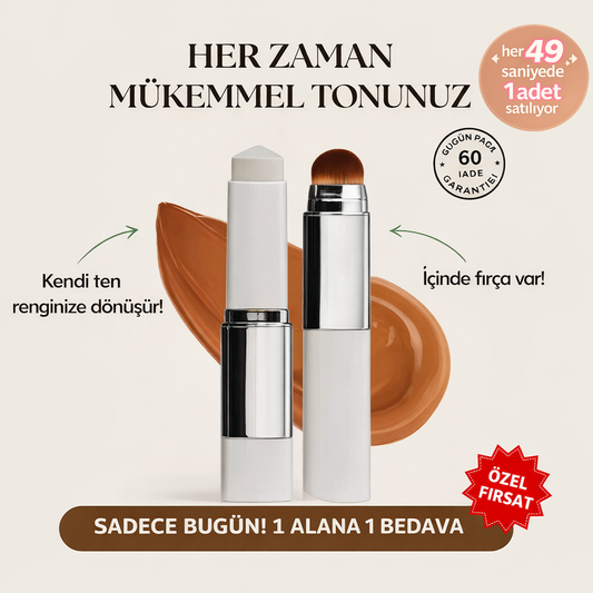 LumineSkin® Renk Değiştiren Fondöten Stick ( 1 Alana 1 Bedava )