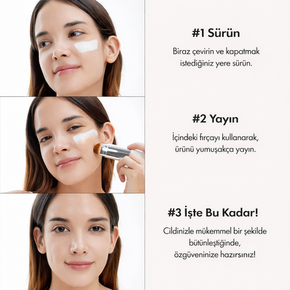 LumineSkin® Renk Değiştiren Fondöten Stick ( 1 Alana 1 Bedava )